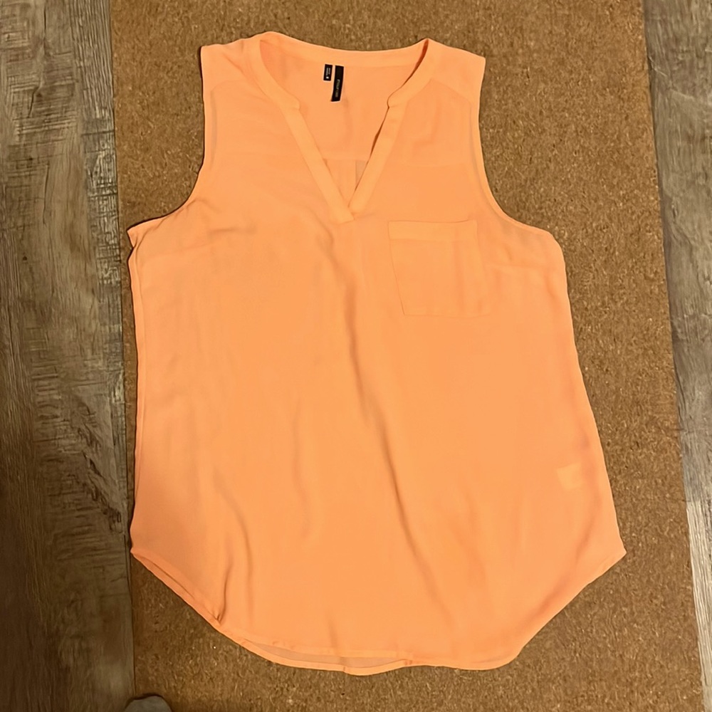 Maurice’s Peach Sleeveless Blouse